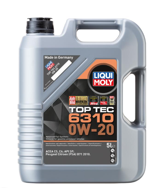 LİQUİ MOLY Top Tec 6310 0W-20 Motor Yağı 5L (21882)